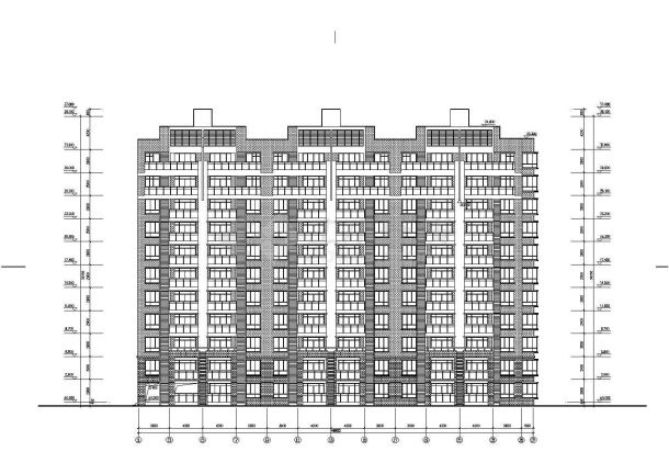 某住宅小區小高層住宅樓建筑CAD設計圖紙與房屋建筑概述