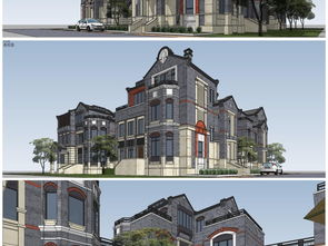 典藏歲月 精品民國(guó)風(fēng)格住宅別墅SU模型設(shè)計(jì)解析